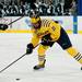 Michigan sophomore right wingman Zach Hyman attempts to score on Friday. Daniel Brenner I AnnArbor.com